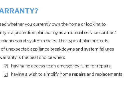 buyers protection plan home warranty